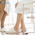 China Flexible Disposable Hotel Slippers Breathable Disposable Slippers For Guests wholesale