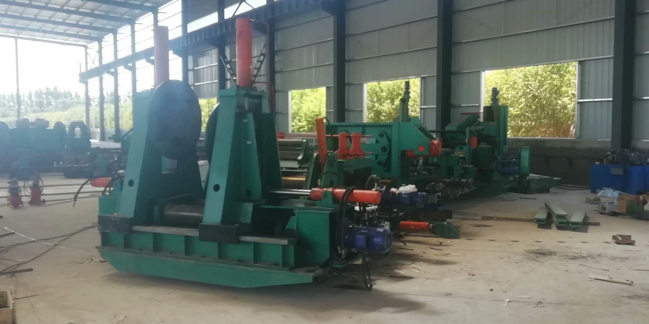 High Frequency Pipe Mill Machine , 219-820 MM Welded Pipe Production Line