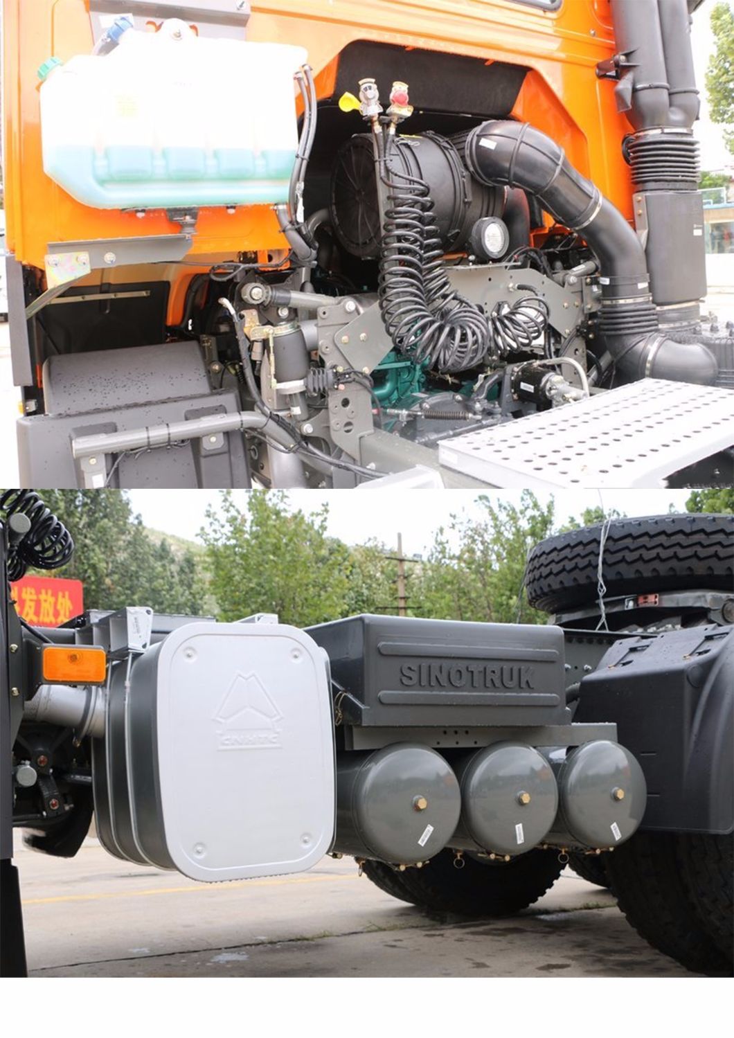 HOWO Tractor Trailer 6X4 Diesel Type Tractor Heads HOWO Tractor Trucks