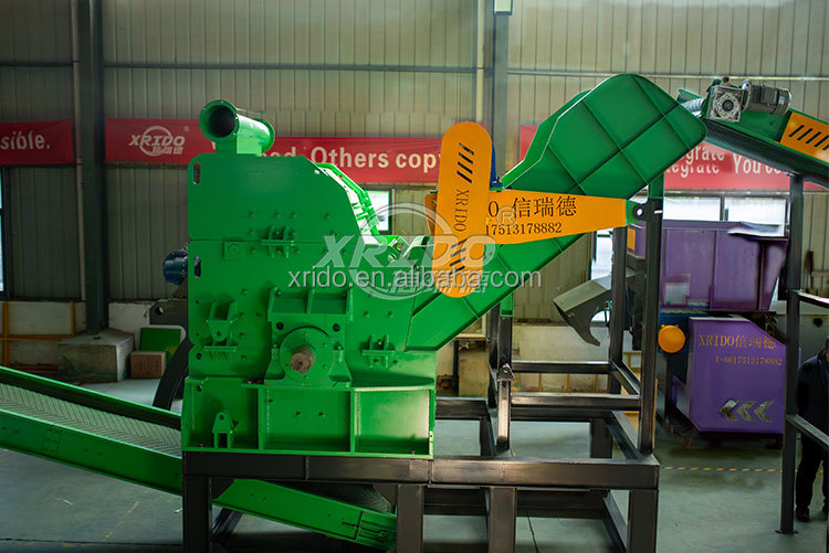 1000KG/H-10000KG/H Scrap Metal Crusher Copper Aluminum Radiator Shredder
