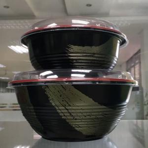 China Round Sushi Disposable Food Packaging With Lid , Recyclable Food Containers wholesale