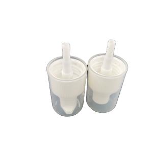 China White Ribbed Collar 24mm Cream Dispenser Pump wholesale