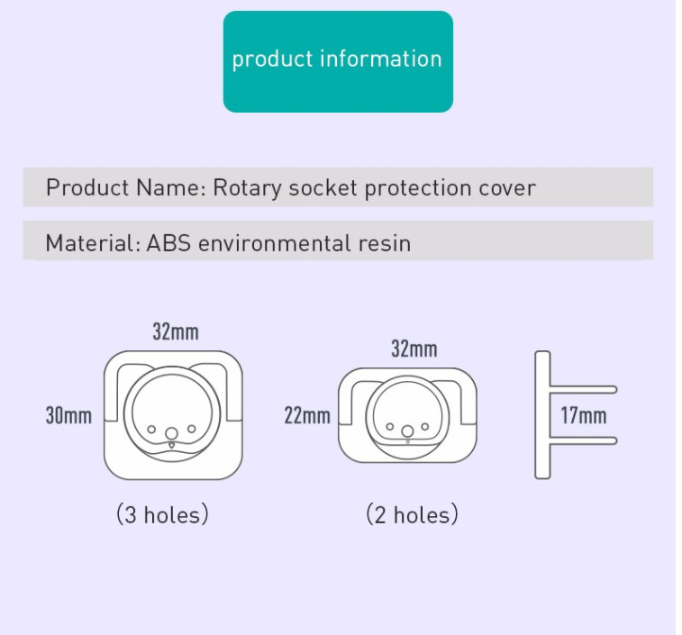 Outlet Protective Cover Cap Infant Security Lock Child Safety Socket Power Protection