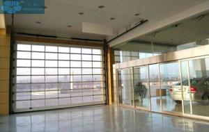 China Transparent 220V 40mm Sliding Glass Garage Doors wholesale