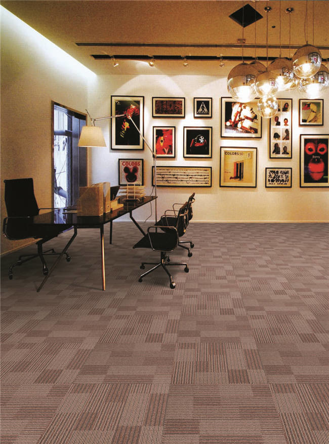 Machine Made Technics Indoor Outdoor Carpet / Peel And Stick Carpet Tiles