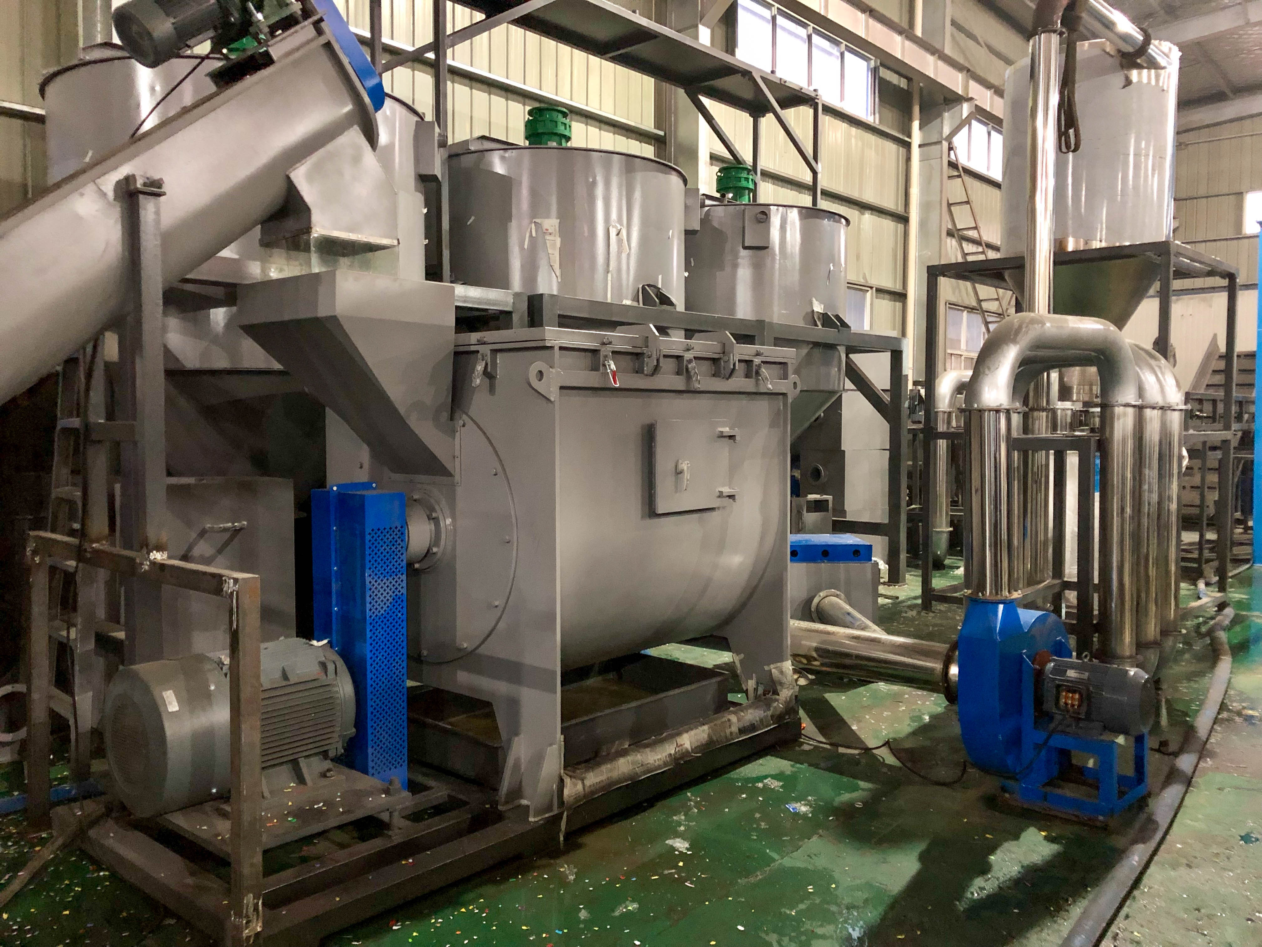 LDPE Mulching Film Recycling Machine LLDPE Film Shredder Machine