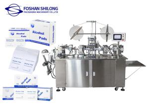 China Automatic Medical Alcohol Pad Making Machine Cotton For Disinfection wholesale