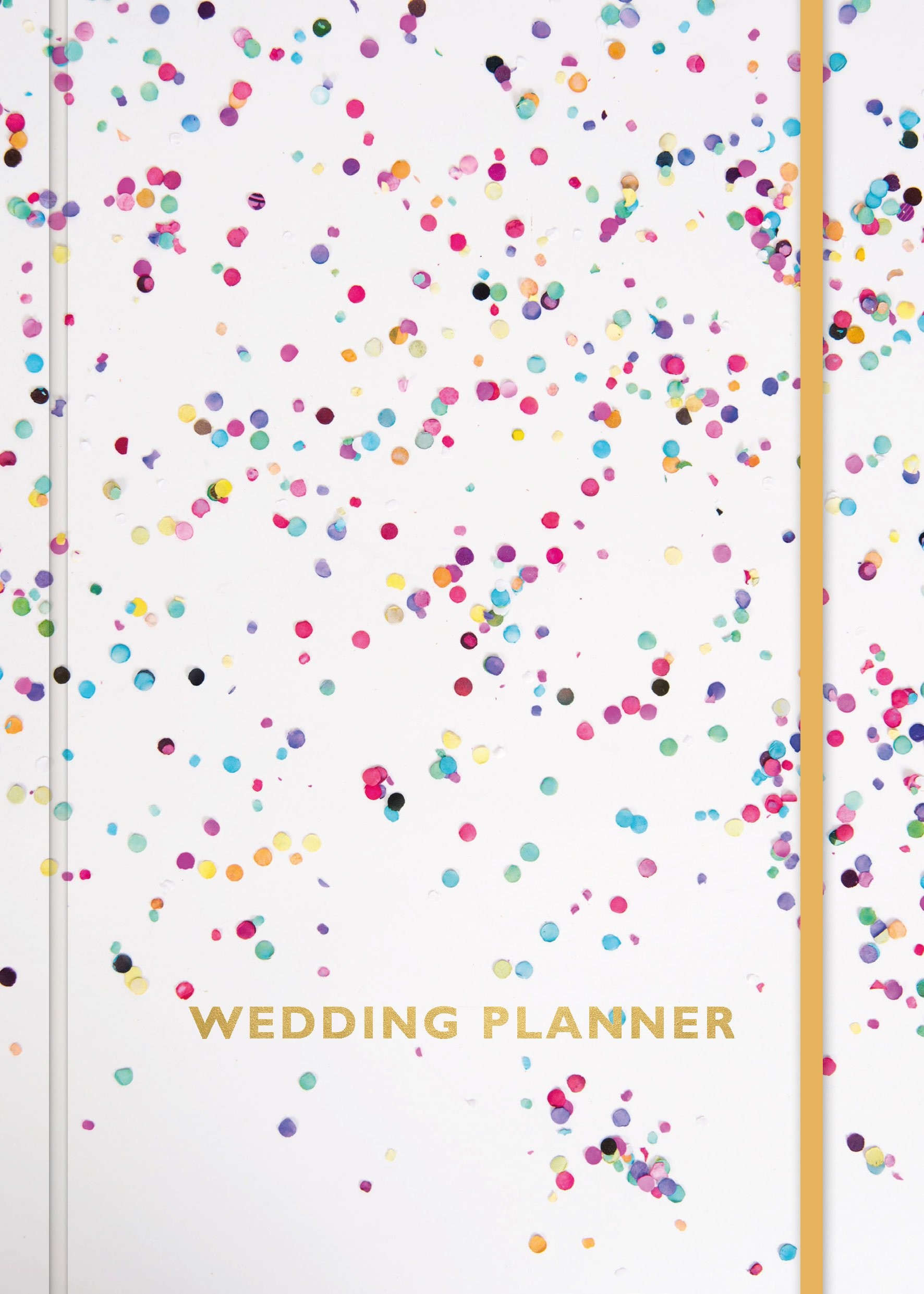 Customized Size The Wedding Planner & Organizer Hardcover With Elastic Band