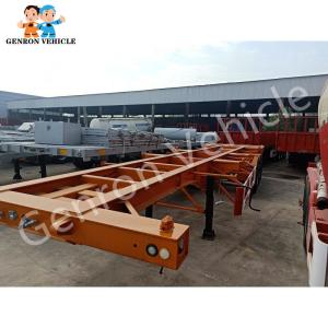 China Mechanical Suspension Steel 40ft Skeletal Semi Trailer wholesale