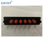 LGX 6 Ports SC APC Simplex Fiber Optic Adapter Plate