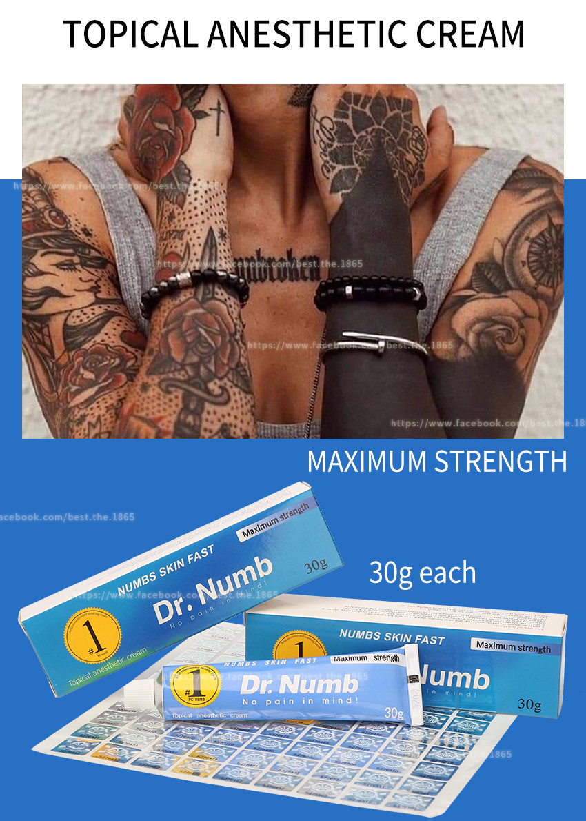 10g Waxing Numb Anesthetic Cream Anti Allergy External Application