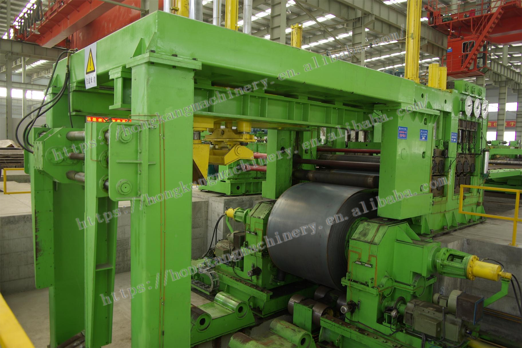 220mm accuracy Steel Coil Uncoiling Leveling Shearing Stacking Line for Hot Roll Steel