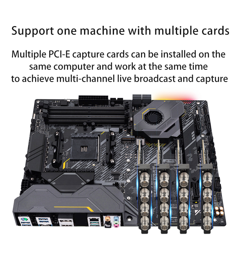 Power Consumption ≤5 Supply Plug and Play 1080p HD Capture Card 1920x1080 SDI Interface