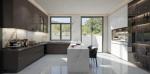 Elegant , Warm, Contemporary , And Customizable Stainless Steel Kitchen