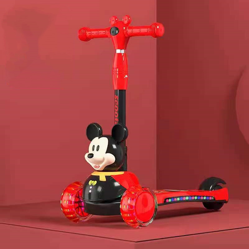 Foldable Non-Slip Pedal Wide Wheel Ride On Scooter Car for Children Convenient and Fun