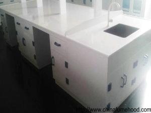 China PP Drawer Chemistry Lab Furniture , Epoxy Resin Countertops Science Lab Benches wholesale