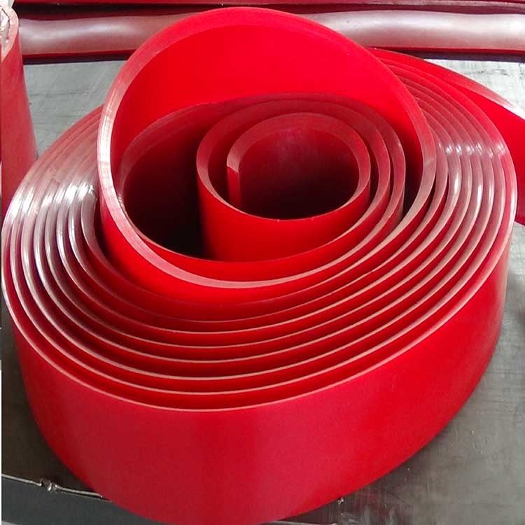Polyurethane Skirt Rubber For Conveyor Mining Bulk Material Handling