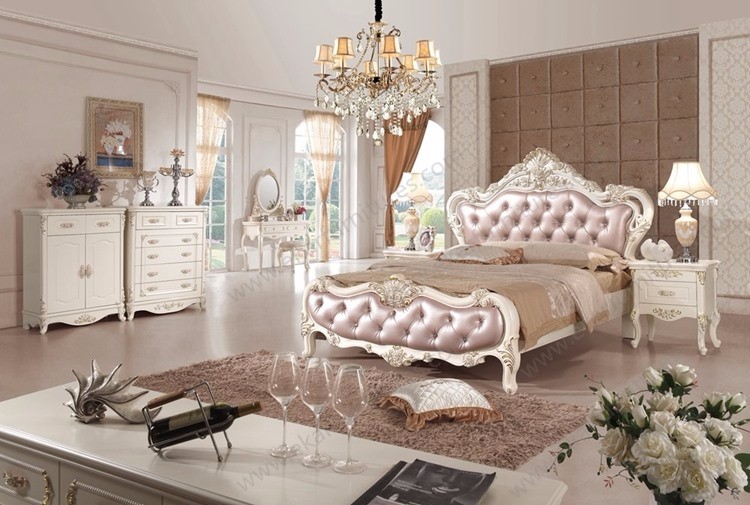 China bed making factory high quality fashionable king size bed 6018
