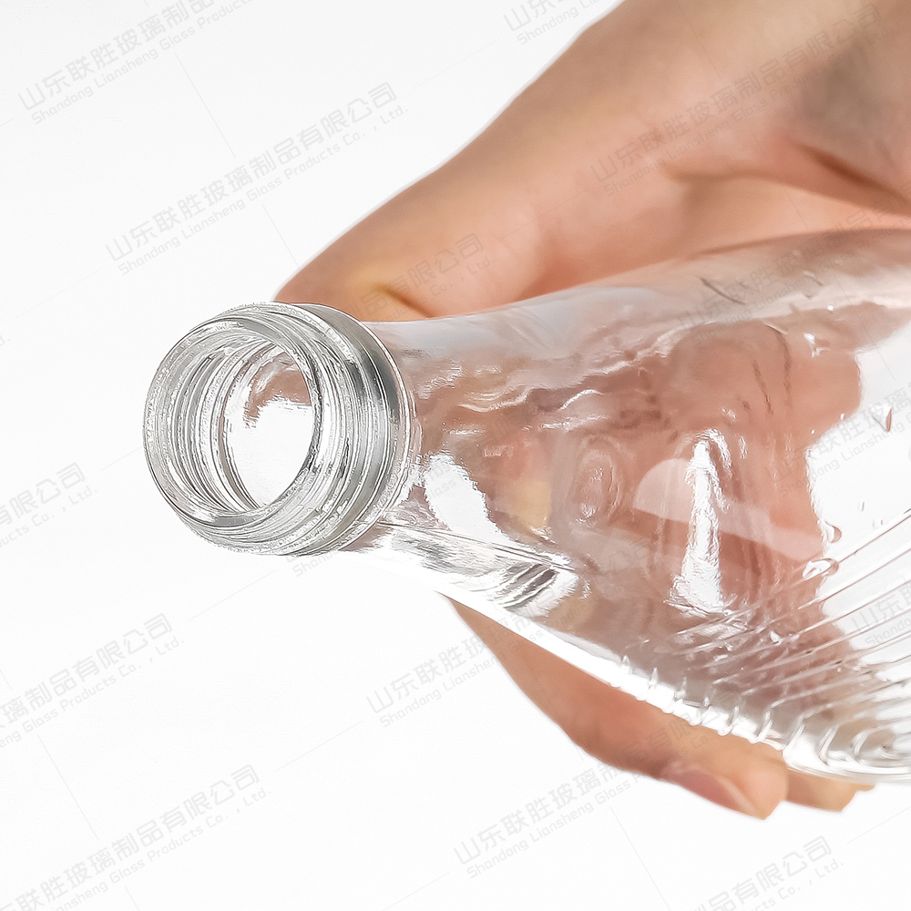 Custom Burgundy Shape 750ml Flint Glass Bottle For Beverage Screen Printing
