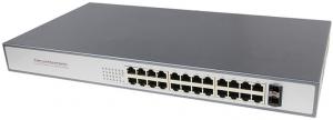 China Factory OEM/ODM 24 Port Ethernet Fiber Switch 1000M 24 RJ45 Port Network Switch for Company Network wholesale