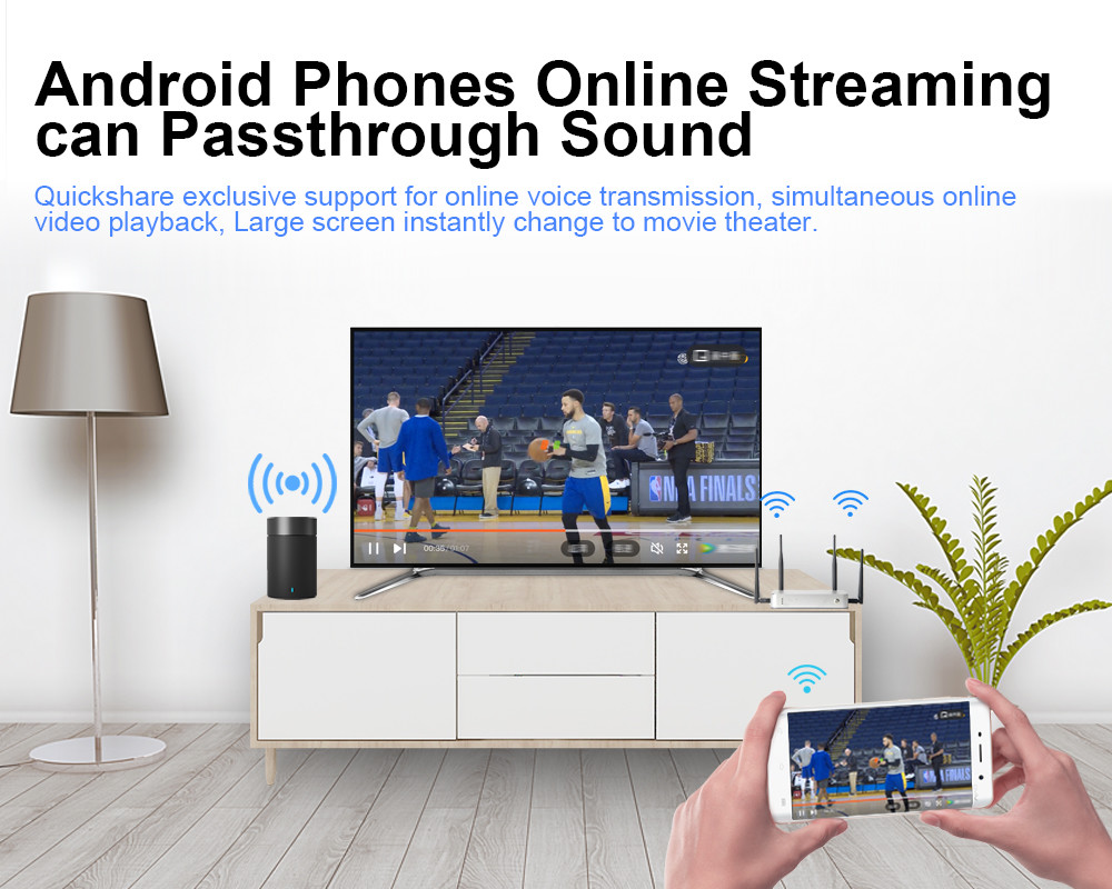 300Mbps Meeting Room Wireless Presentation System 4 Transmitter With 1 Receiver Box
