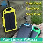 Solar power bank 5000mAh for mobile phone