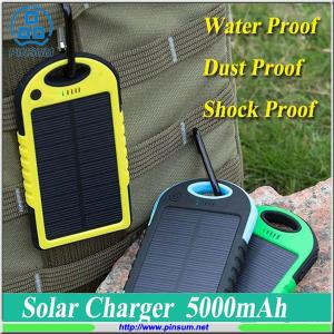 China Solar power bank 5000mAh for mobile phone wholesale