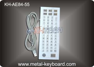 China 55 Keys Industrial Metal Keyboard Anti Vandal With Customized Layout wholesale