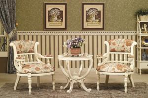 China Italian Modern Classic Leisure Armchair Solid Wood Carved Elegant Princess Chair wholesale