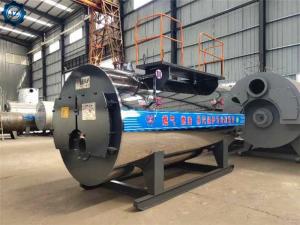 China 1.5 Ton 1500kg 100hp Automatic Diesel Fired Steam Boiler For Sauna, Steam Cleaning Industry wholesale