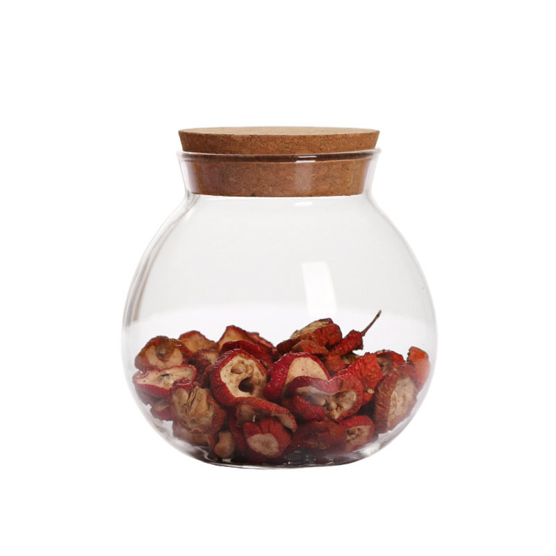 SGS Lead Free Borosilicate Glass Wide Mouth Storage Jars
