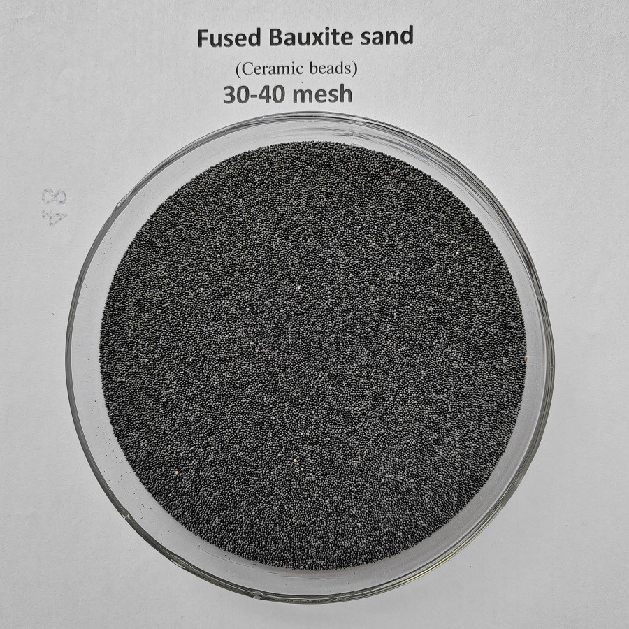 30-40 MESH refractory sand Lost wax casting sand fused bauxite sand ceramsite foundry sand beads fused ceramic sand