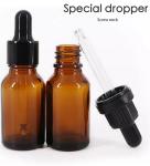 10ml 20ml 30ml 50ml Mini Round Empty Cosmetic Glass Essential Oil Bottle with