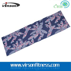 China 4mm thickness silkscreen printing anti-slip PVC yoga mat wholesale