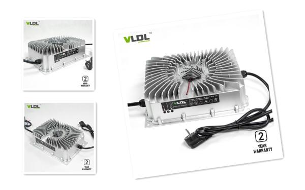 Waterproof 58.8V 48V 25A Marine Battery Charger With Aluminium 6.0KG Casing