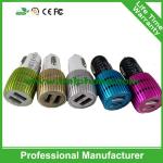 Professional universal 5V 2.1A Dual usb car charger manufacturer
