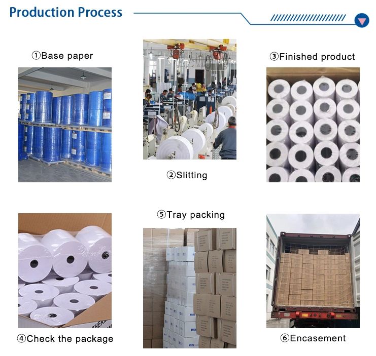 Offset Printing Compatible Thermal Receipt Paper 80*80mm 57*40mm for Writing Paper