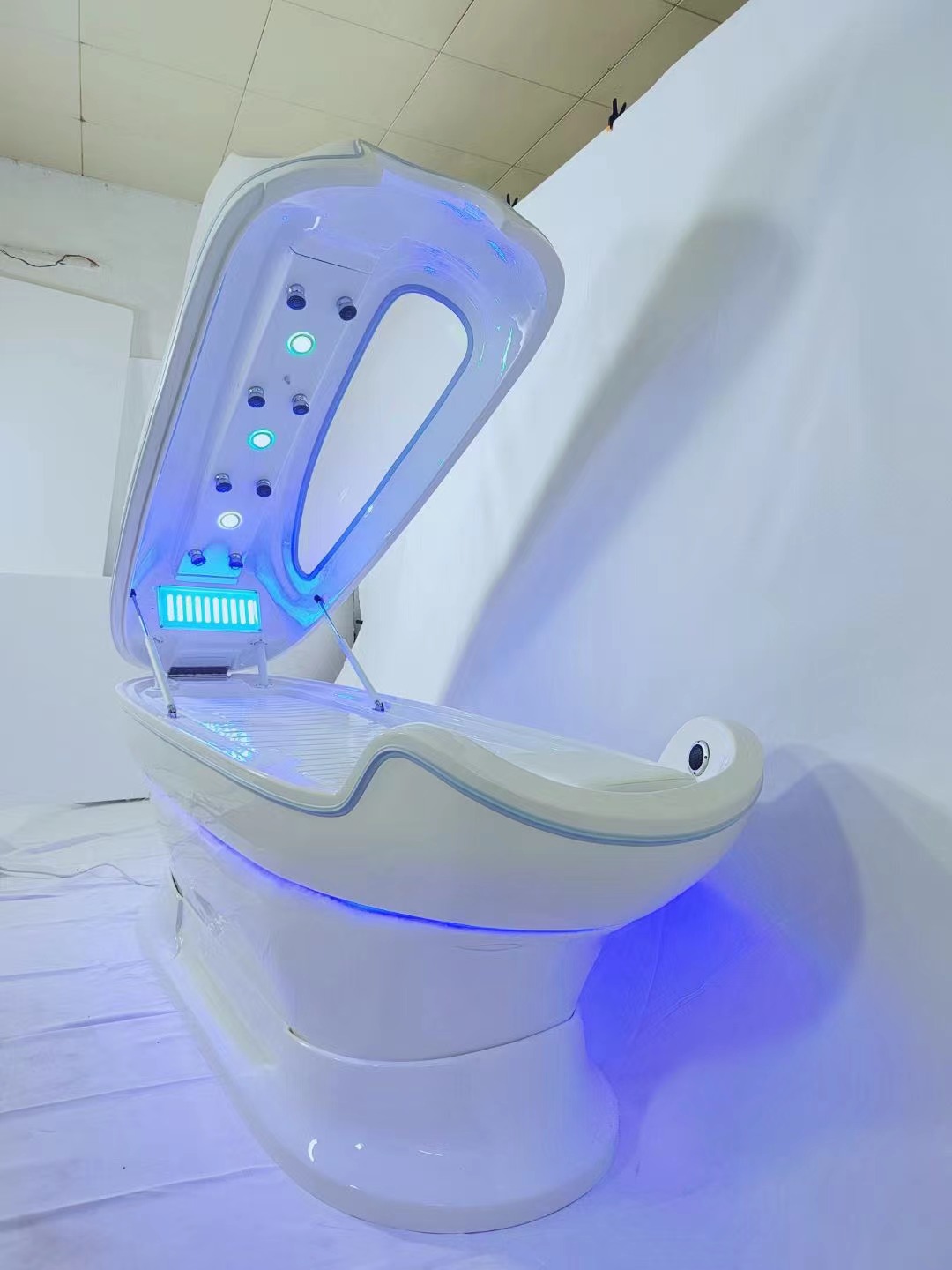 Sauna Aqua Hydro Spa Capsule Massage White Infrared For Body Target Area