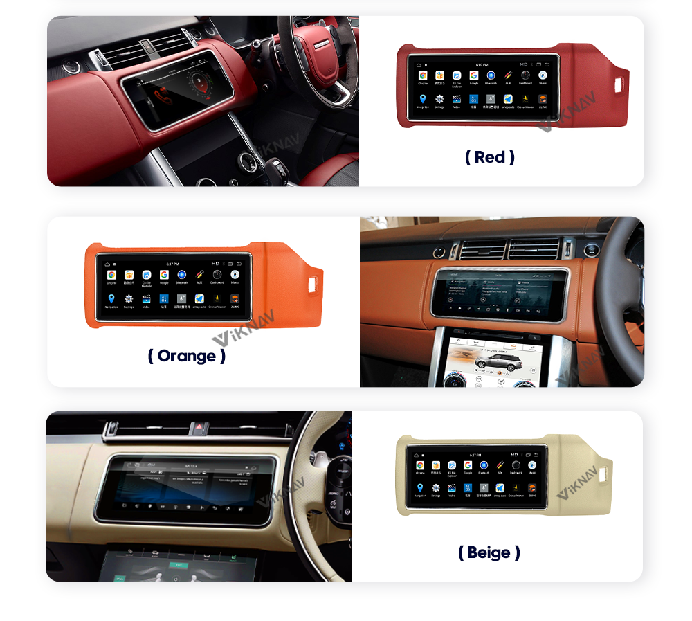 2Din Range Rover Car Stereo GPS Navigator For Right Hand Driving Type
