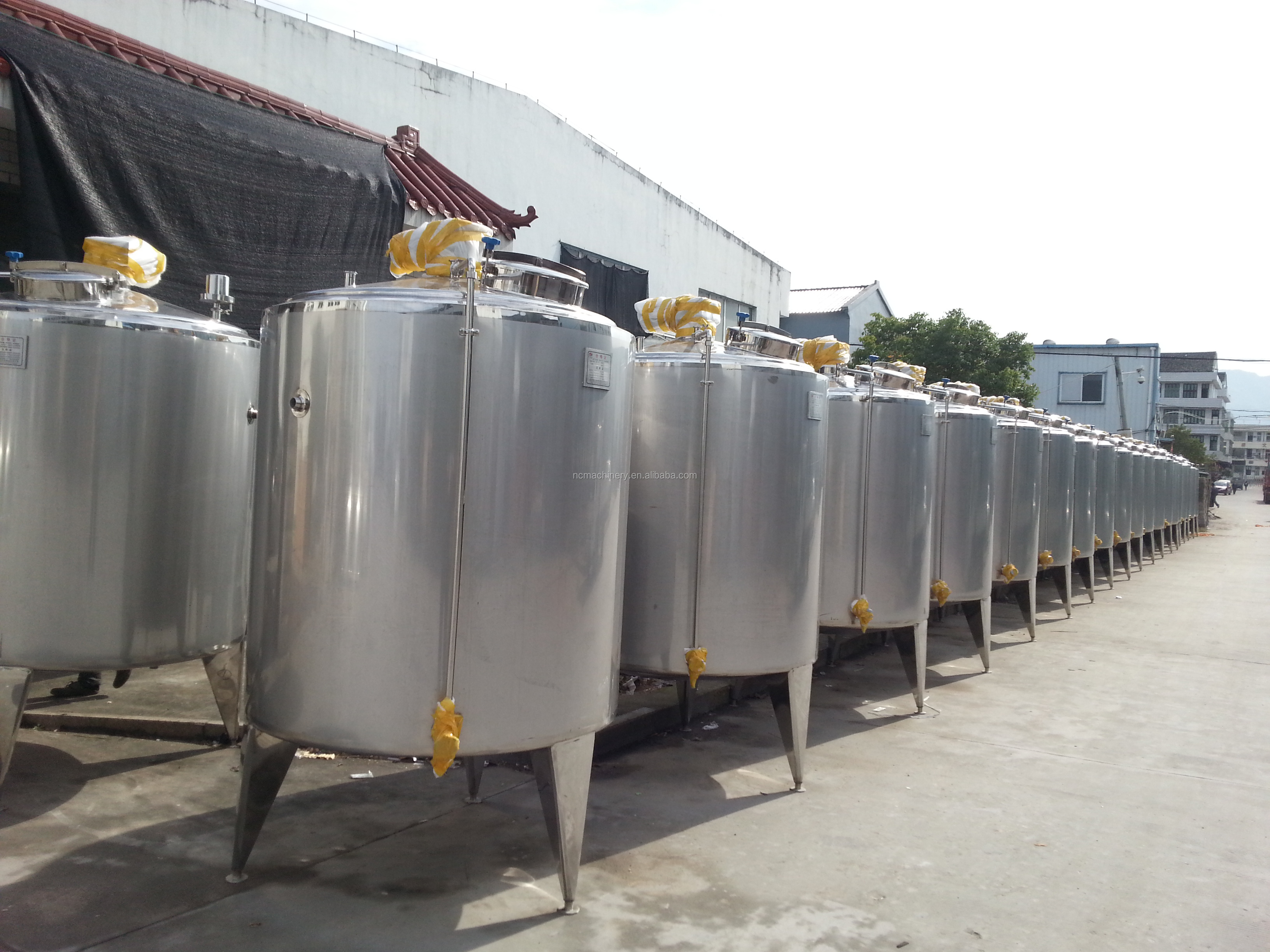 110V/220V/380V/440V/480V 1.1KW Stainless Steel Yogurt Fermentation Tank