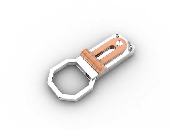 Tagor Jewelry Top Quality Trendy Classic Men's Gift 316L Stainless Steel Key
