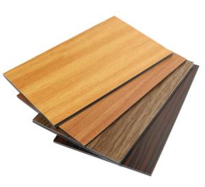 China Fireproof B1 Wooden Aluminum Composite Panel Heat Insulation Yes wholesale