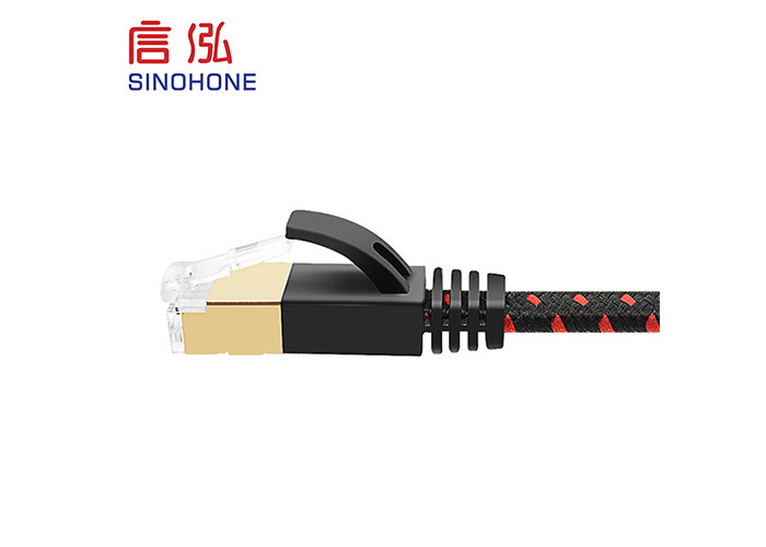 Bulk Shielded CAT5E Ethernet Cable , CAT 7 Bulk Flat Ethernet Cable