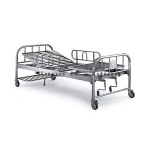 China 4 Castors Manual Hospital Nursing Bed Stainless Steel wholesale