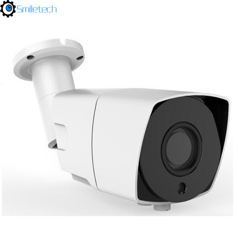 Waterproof IP66 5.0MP 35m IR bullet H.265 POE smart metal case network surveillance IP camera