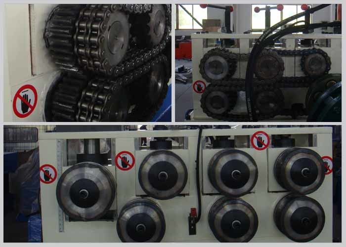 220v / 380v High Speed Pipe Rounding Machine 4kw Low Power Construction