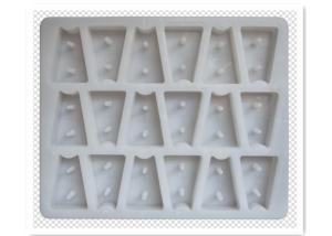 China Durable Concrete Spacer Molds Concrete Brick Mold Smooth Surface 25 * 25 * 6cm wholesale