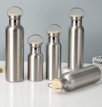 17oz 25oz Handle double insulated stainless steel water bottle Leakproof Lid