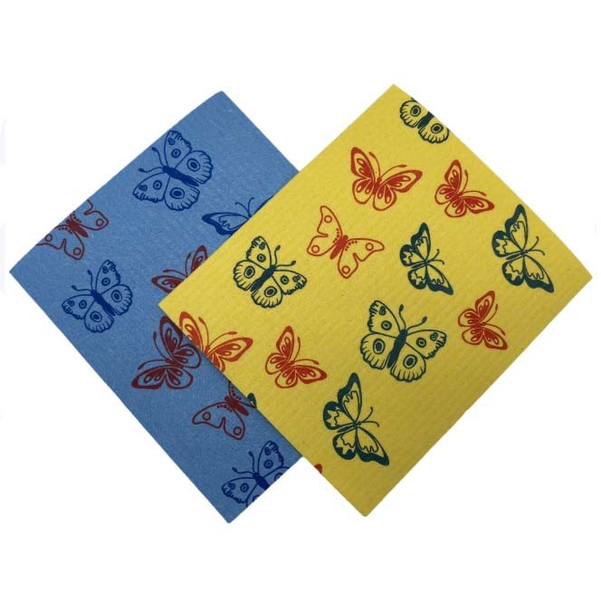 China Individual Packaging Cellulose Cleaning Cloths Custom Printing Cellulose Kitchen Cloths wholesale
