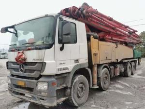 China 2nd hand 56m Pump Truck Sany brand with Mercedes Benz 3341 Model wholesale